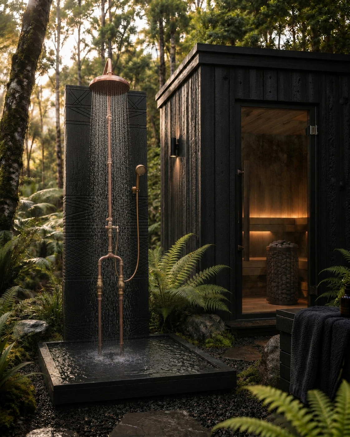 Yakisugi Design NZ Showers